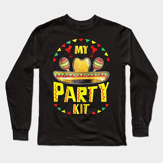 Cinco De Mayo Party Long Sleeve T-Shirt by toiletpaper_shortage